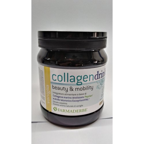 COLLAGEN DRINK integratore di collagene e acido ialuronico gusto vaniglia 295g