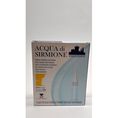 Acqua di Sirmione per l 'igiene quotidiana delle secrezioni catarrali del naso e della gola 6 flaconi con prezzo promo