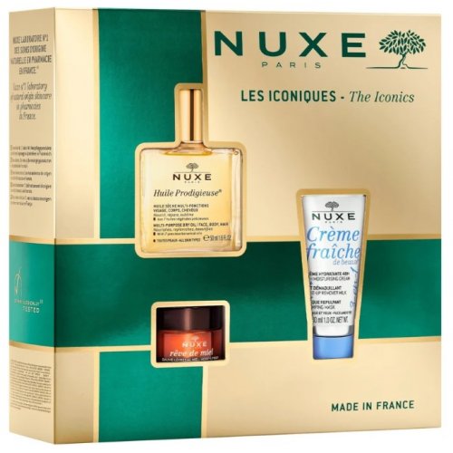 NUXE Cofanetto Les Iconiques Huile Prodigieuse BestSeller NATALE 2024