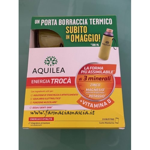 AQUILEA ENERGIA TROCA' integratore energetico con vitamina D PROMO 20 buste