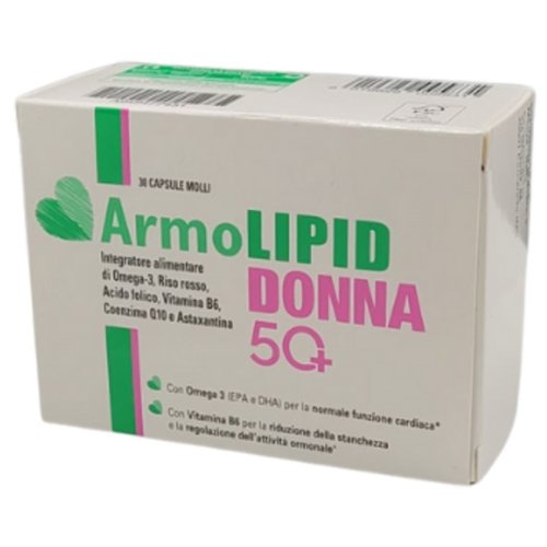 ARMOLIPID DONNA 50+ integratore colesterolo e trigliceridi 30 capsule