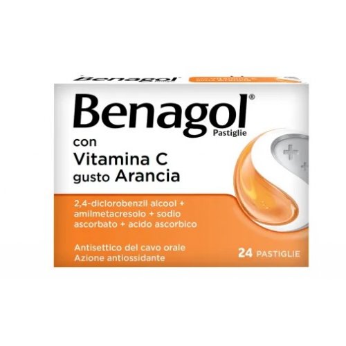 Benagol Vitamina C gusto arancia 24 pastiglie