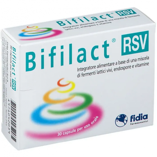 BIFILACT RSV integratore di fermenti lattici endospore 30 capsule