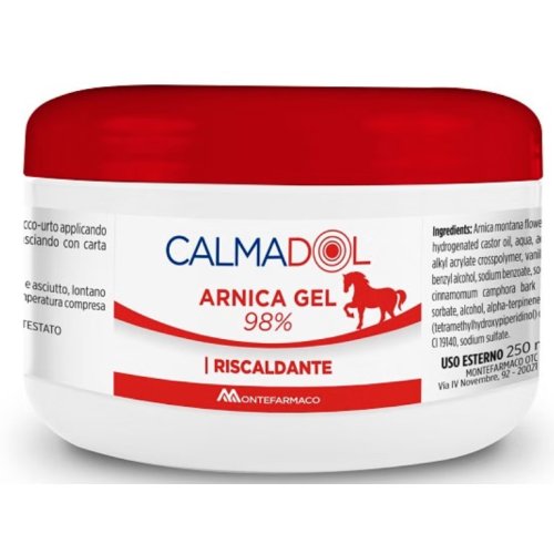 CALMADOL ARNICA GEL 98% per massaggi Riscaldante 250ml