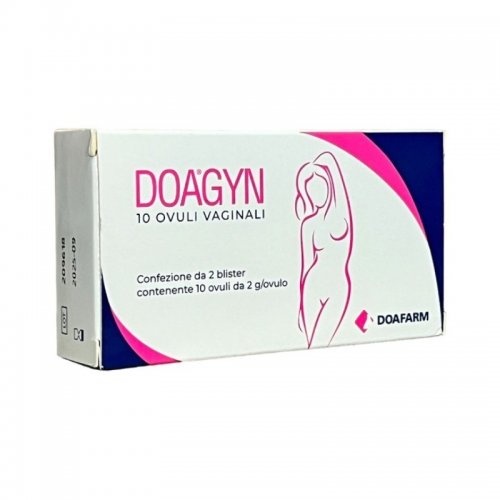 Doagyn Ovuli Vaginali Idratanti per Secchezza Vaginale 10 Ovuli