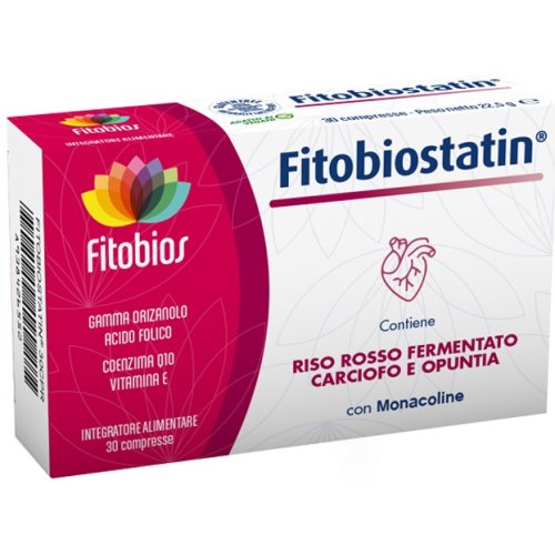FITOBIOSTATIN integratore naturale che abbassa il colesterolo 30 compresse FITOBIOSTATIN integratore naturale che abbassa il colesterolo 30 compresse