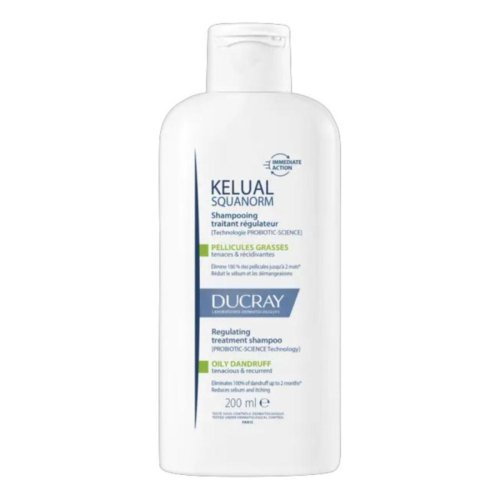 Ducray Kelual Squanorm Shampoo Forfora Grassa 200ml