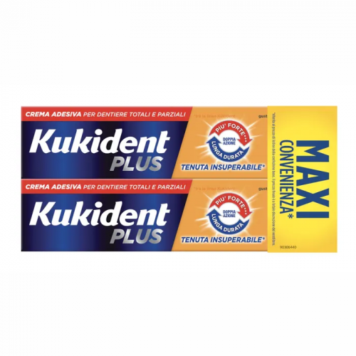 Kukident Plus Doppia Azione 2x65g