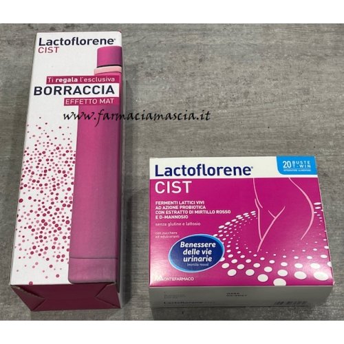 LACTOFLORENE Cist rimedio per la cistite ricorrente 20 buste borraccia in omaggio