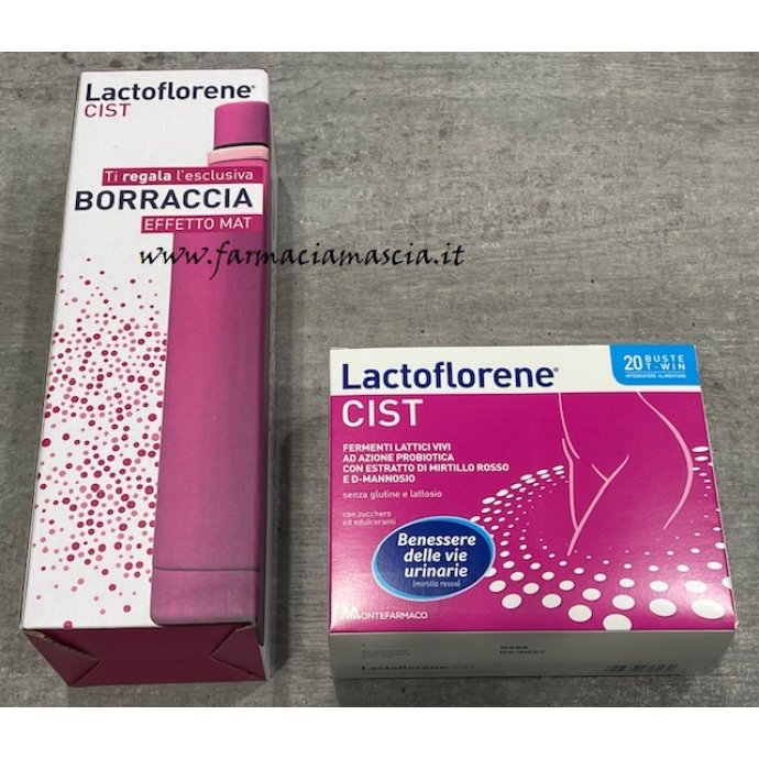 LACTOFLORENE Cist rimedio per la cistite ricorrente 20 buste borraccia in omaggio