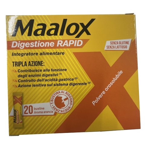 MAALOX DIGESTIONE RAPID in caso di cattiva digestione 20 buste