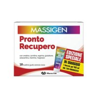 MASSIGEN PRONTO RECUPERO 18 Bustine e Doccia Gel 150ml Omaggio