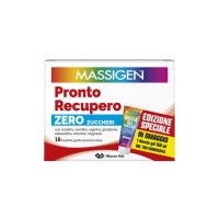 MASSIGEN PRONTO RECUPERO Zero Zuccheri 18 Buste con Gel Doccia in omaggio