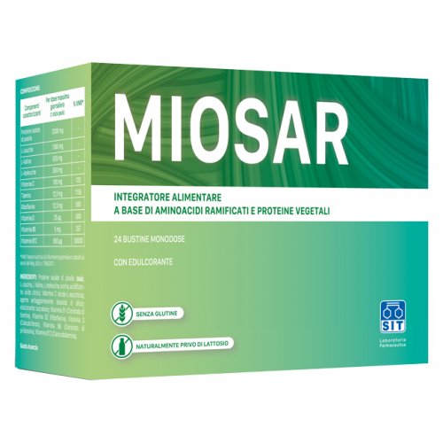 MIOSAR integratore di amminoacidi e vitamine 24 Buste