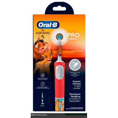 ORAL-B Spazzolino Elettrico per bambini Re Leone