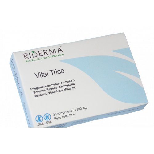 RIDERMA VITAL TRICO integratore per capelli più forti 30 compresse