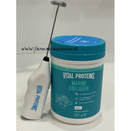 Vital Proteins COLLAGENE Marine 221g miscelatore in omaggio