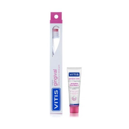 VITIS Gengival spazzolino delicato 1 pezzo dentifricio 15ml in omaggio