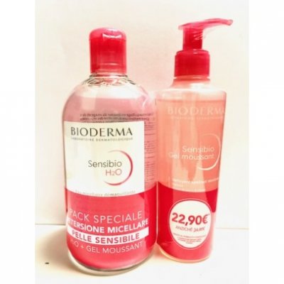 BIODERMA SENSIBIO H2O ACQUA MICELLARE DETERGENTE VISO PELLE SENSIBILE 850  ML