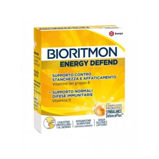 Bioritmon Energy defend rimedio per stanchezza ricostituente 14 bustine prezzo promo