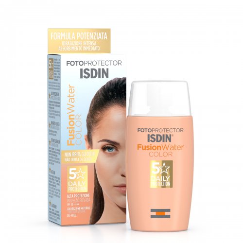 Fotoprotector ISDIN Fusion Water Color LIGHT SPF50 50ml nuovo 2024
