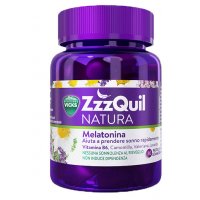 VICKS Zzzquil Natura rimedio per prendere sonno velocemente 30 pastiglie gommose