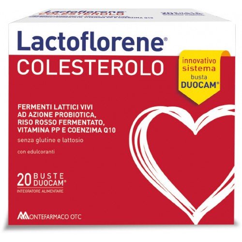 LACTOFLORENE Colesterolo integratore per il metabolismo lipidico 20 Buste