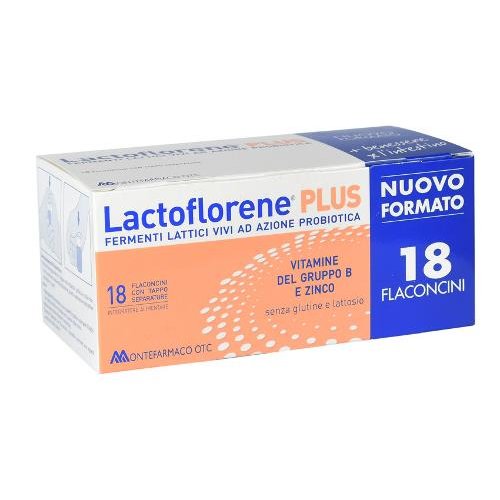 Lactoflorene Plus fermenti lattici e vitamine 18 flaconi con Prezzo Promo