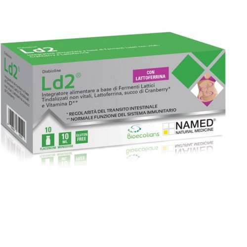 DISBIOLINE LD2 Fermenti Lattici Tindalizzati con vitamine 10 flaconi con prezzo promo