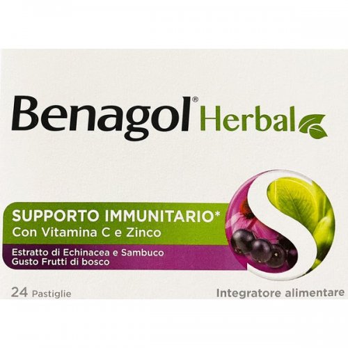 BENAGOL Herbal 24 Pastigle ai Frutti di bosco