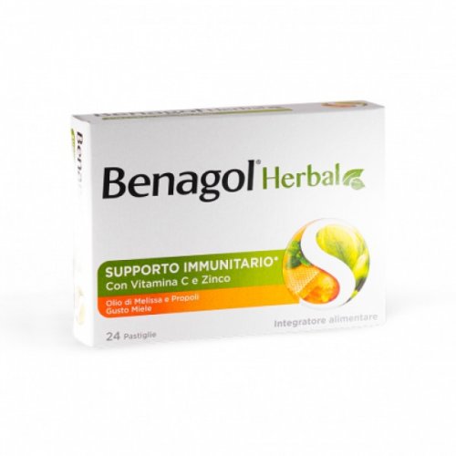 BENAGOL Herbal 24 Pastiglie al Miele