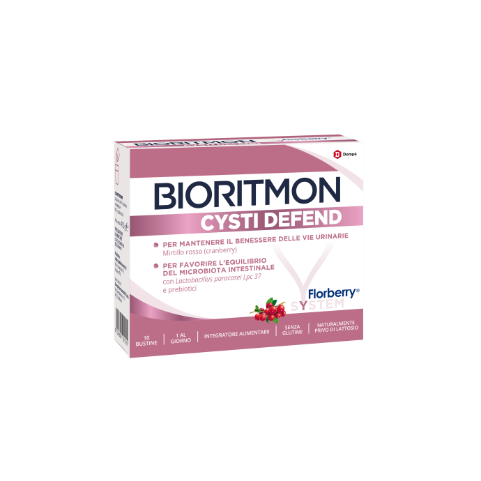 BIORITMON Cysti Defend integratore per le vie urinarie 10 bustine BIORITMON Cysti Defend integratore per le vie urinarie 10 bustine