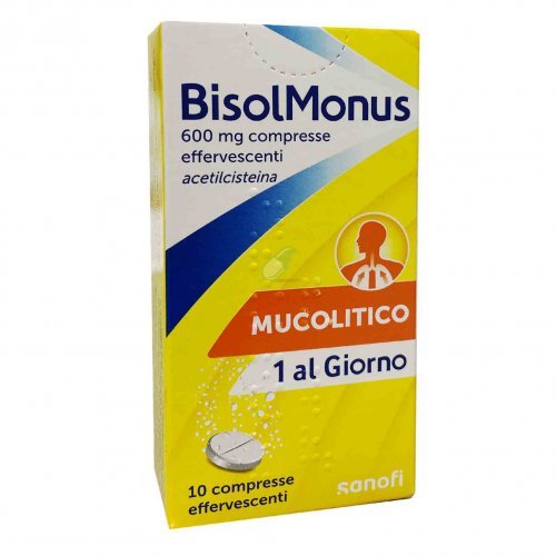 BISOLMONUS rimedio fluidificante 10 compresse effervescente