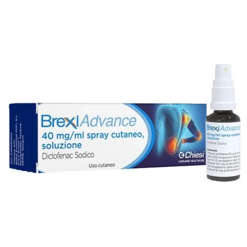 BREXIADVANCE spray cutaneo antinfiammatorio contro il dolore 25g