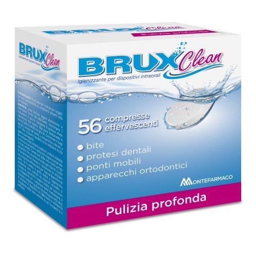 BRUX CLEAN presidio per sterilizzare protesi dentarie 56 compresse effervescenti