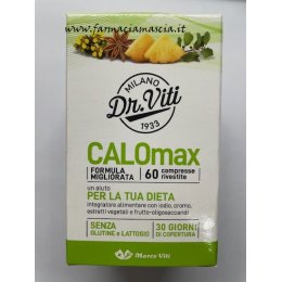 CALOMAX rimedio dimagrante naturale formula migliorata 60 compresse scade 11-2025