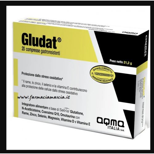 GLUDAT integratore antiossidante cellulare 20 compresse prezzo promo