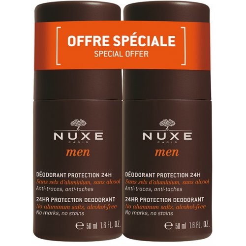 NUXE MEN DUO Deodorante uomo protezione 24 ore 2 X 50ML