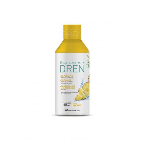 PANCIA PIATTA DREN integratore drenante gusto Ananas 500ml