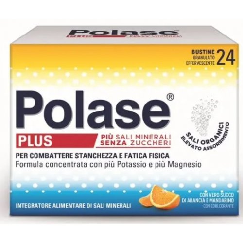 POLASE PLUS integratore di magnesio potassio vitamina C 24 buste promo 2024