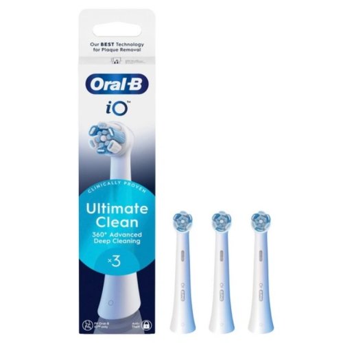 Oral-B iO Ultimate Clean White 3pz | Testine Ricambio | Farmacia Mascia