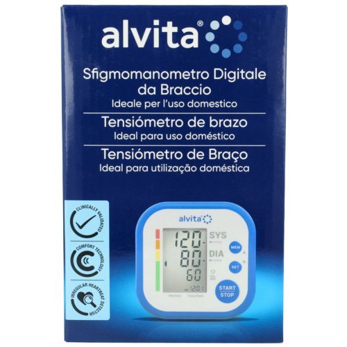Alvita Sfigmomanometro da braccio automatico con Rilevatore di battiti irregolari a prezzo promo