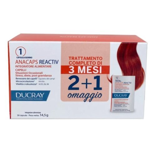 ANACAPS REACTIV TRIO integratore benessere dei capelli 90 capsule ANACAPS REACTIV TRIO integratore benessere dei capelli 90 capsule