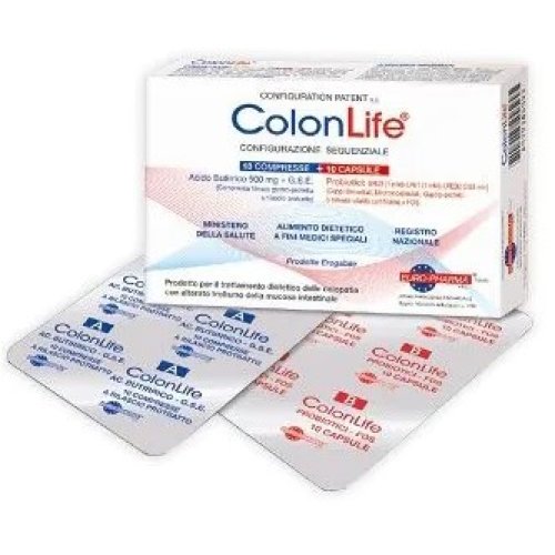 ColonLife 10 Compresse + 10 Capsule | Acido Butirrico