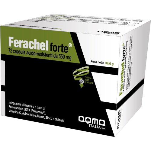 FERACHEL Forte 72 Compresse 550 mg Ferro EDTA | Farmacia Mascia