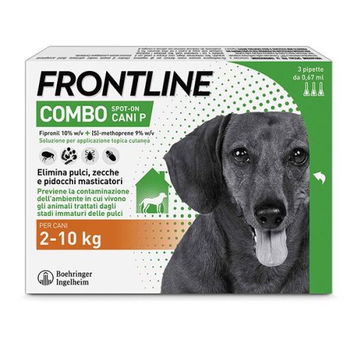 Frontline Combo Cani 2-10 kg 3 Pipette Prezzo | Farmacia Mascia
