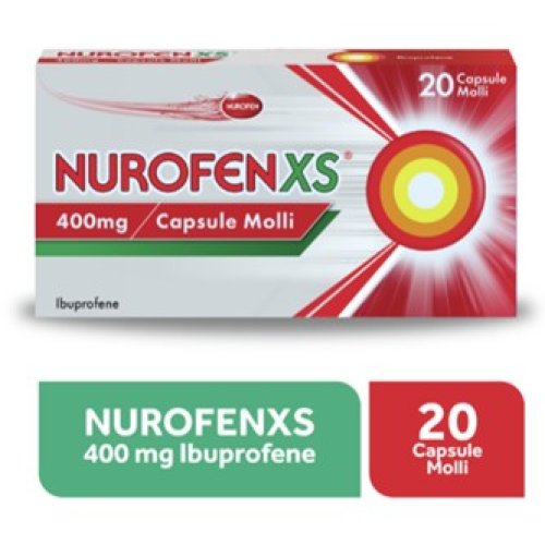 Nurofenxs 400 mg 20 Capsule Molli Ibuprofene 