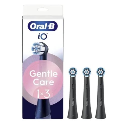 Oral-B iO Gentle Care Black 3 Pezzi | Testine Ricambio Oral-B iO Gentle Care Black 3 Pezzi | Testine Ricambio