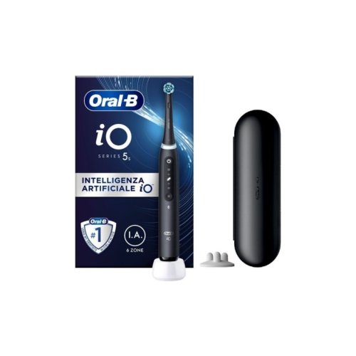 Oral-B iO 5S Black Spazzolino Elettrico | Tecnologia IA - Farmacia Mascia Oral-B iO 5S Black Spazzolino Elettrico | Tecnologia IA - Farmacia Mascia