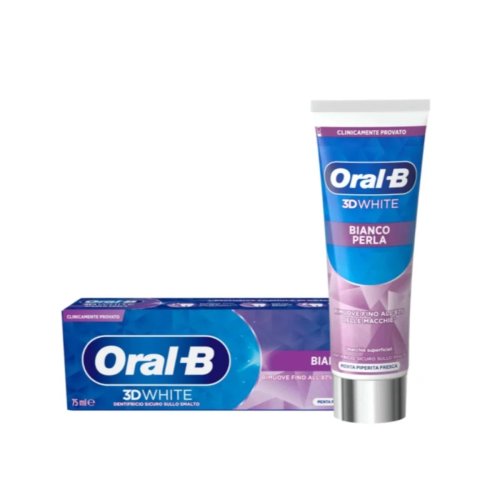 Oral-B 3D White Bianco Perla Dentifricio Sbiancante 75 ml Oral-B 3D White Bianco Perla Dentifricio Sbiancante 75 ml